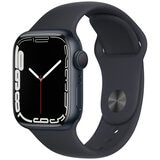 Apple Watch Series 7 GPS 41mm Midnight Aluminium Case with Midnight Sport Band