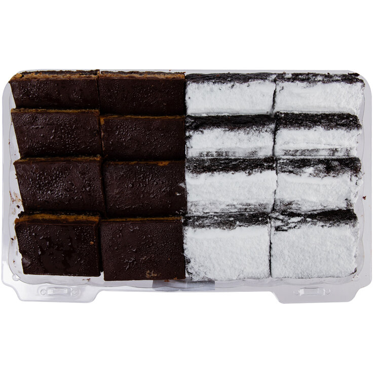 Kirkland Signature Assorted Slices 16pk 1.4kg (Caramel & Brownie)