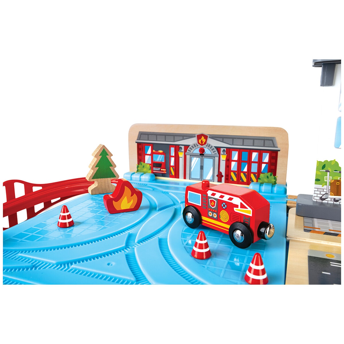 Hape Super Cityscape Transport Bucket Set