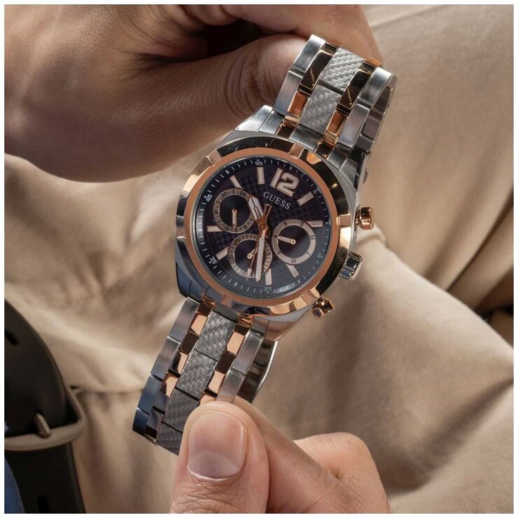 GUESS Resistance Two Tone Men's Watch GW0714G3