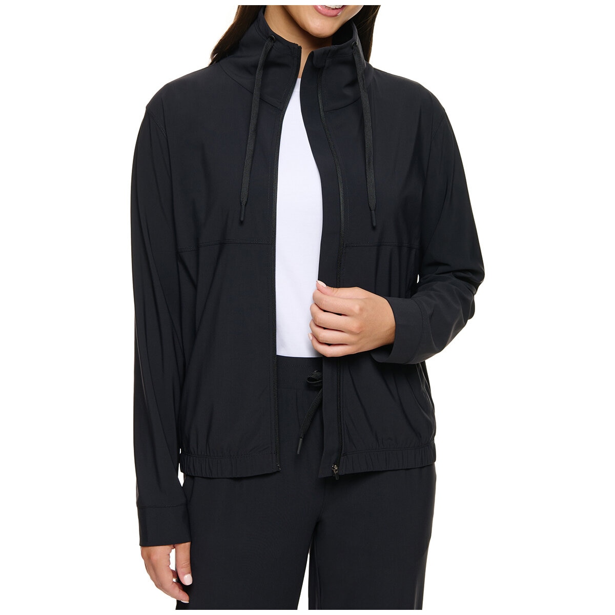 Kirkland Signature Ladies Active Zip Jacket Black Kirkland Signature Ladies Active Zip Jacket Black