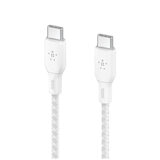 Belkin BoostCharge USB-C To USB-C Cable 3M White CAB014BT3MWH