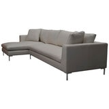 Moran Pico 3.5 Seater Sofa With Left Chaise Dove Silver