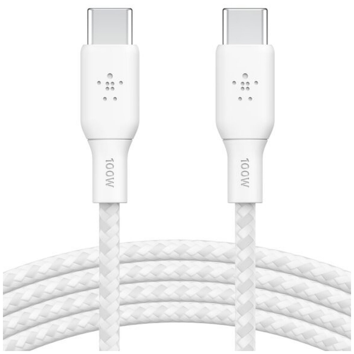 Belkin BoostCharge Braided USB-C to USB-C Cable 2m White CAB014BT2MWH