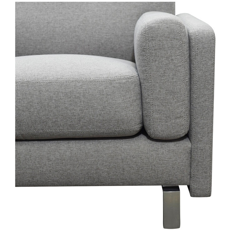 Moran Austin 3 Seater Warwick Fabric MATRIX PEWTER Grey