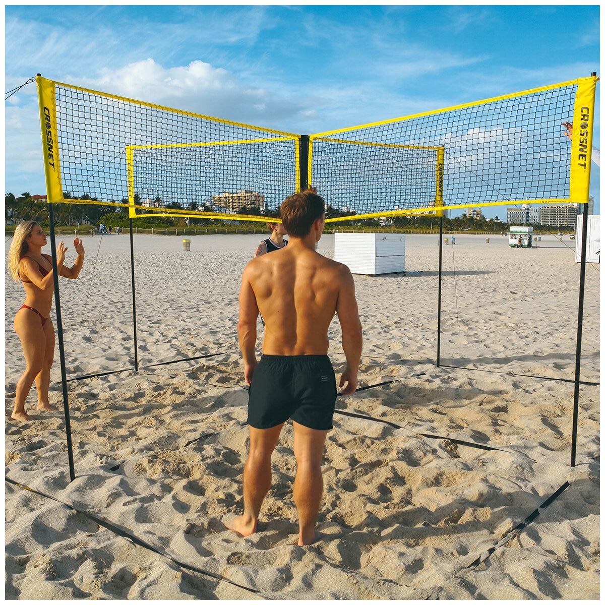 Crossnet Four Square Volleyball Game