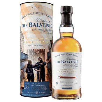Balvenie 14 Year Old Bourbon Barrel Collection Of Curious Casks Single Malt Scotch Whisky 700ml