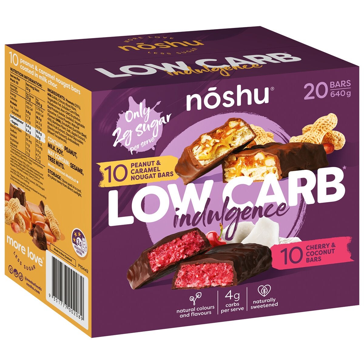 Noshu Indulgence Bars 20 x 32g
