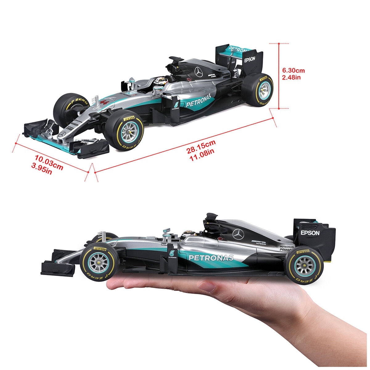1:18 Mercedes F1 W07 Hybrid 2016 Lewis Hamilton