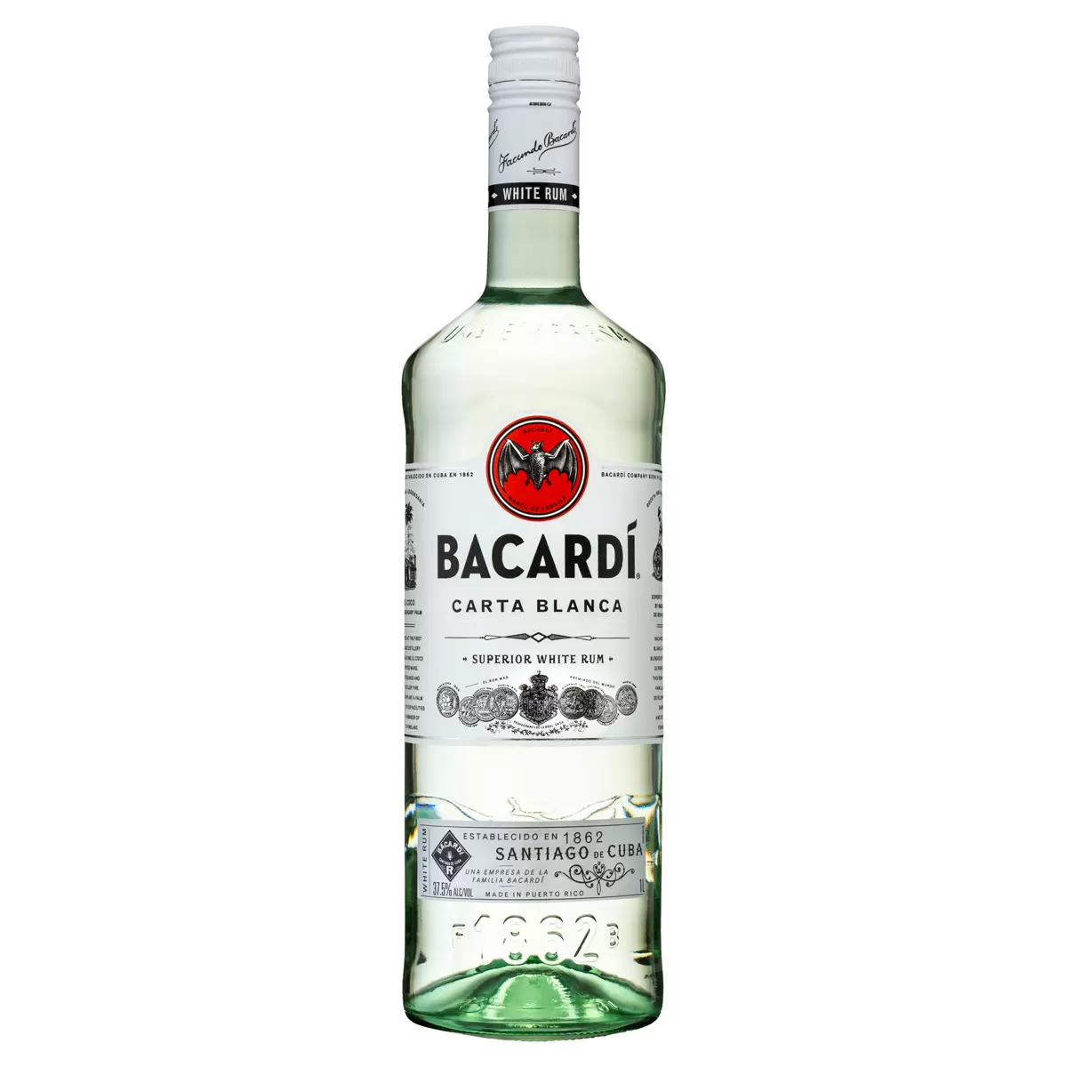 Bacardi Carta Blanca Superior White Rum 1L