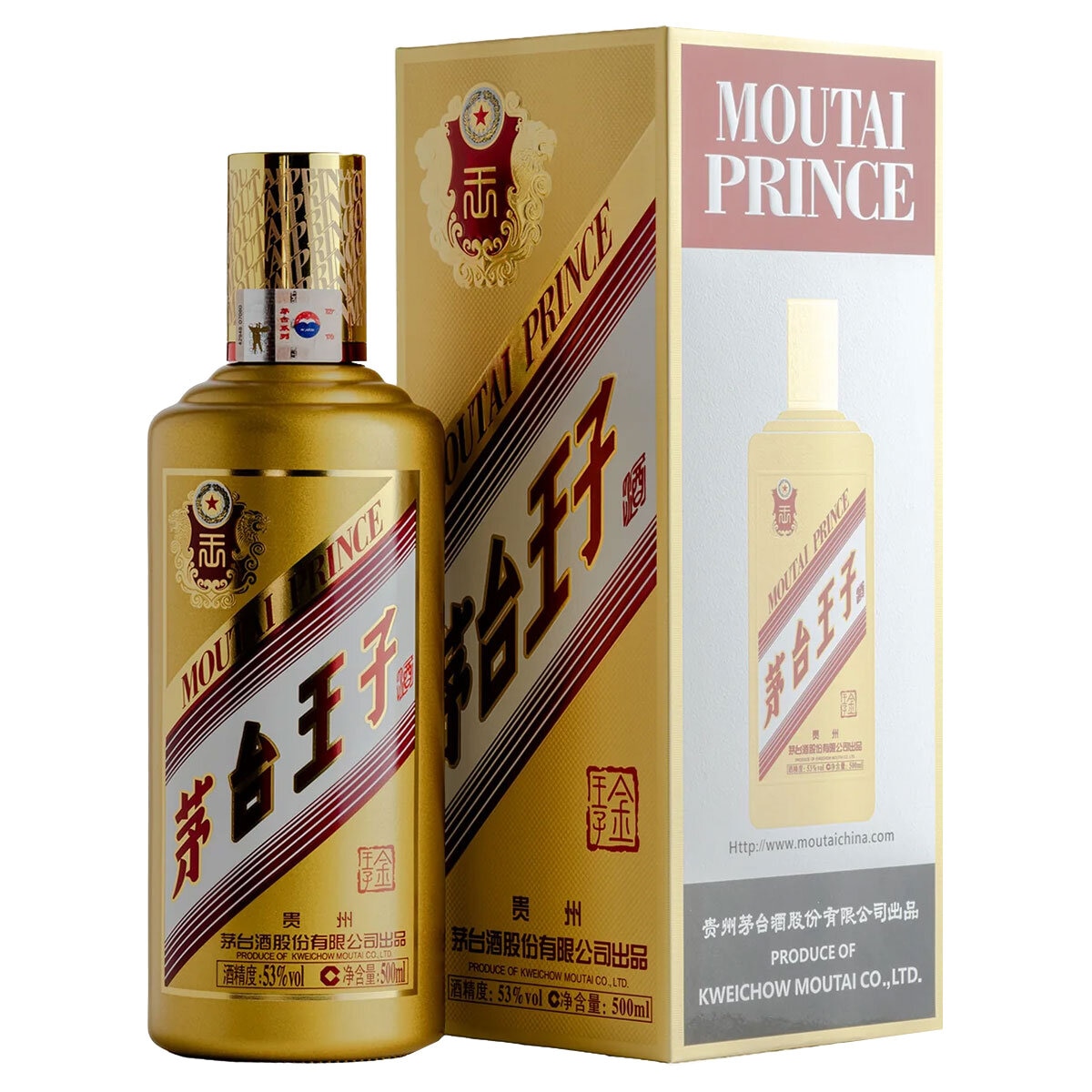 Kweichow Moutai Golden Prince Baijiu 500ml