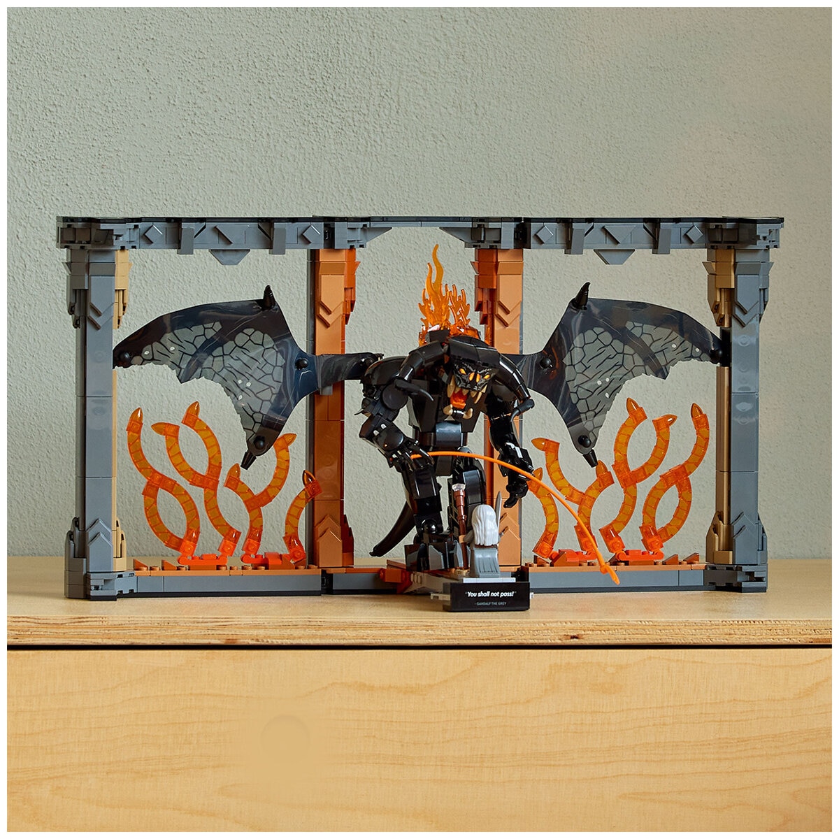 LEGO Icons The Lord of the Rings Balrog Book Nook 10367