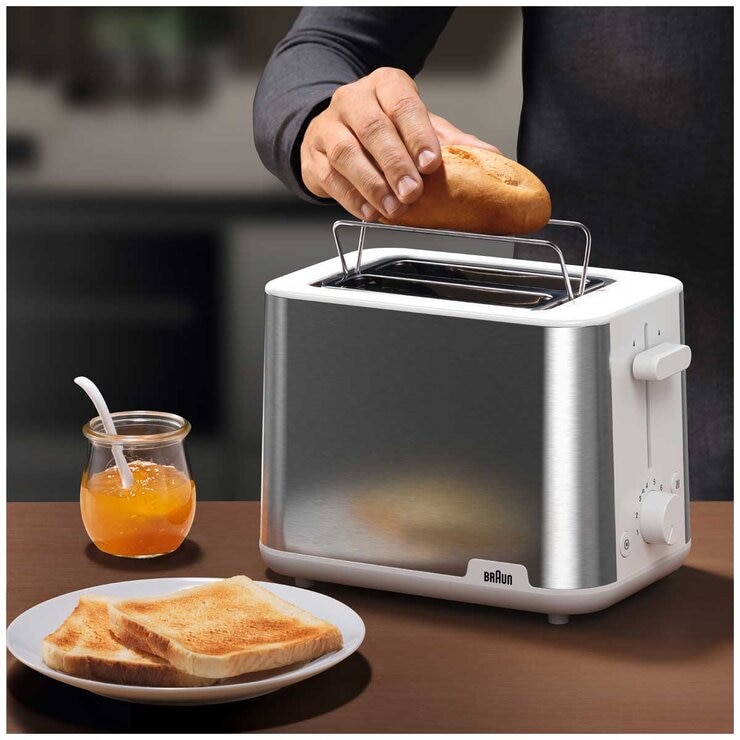Braun Purshine Toaster HT1510WH Braun Purshine Toaster HT1510WH