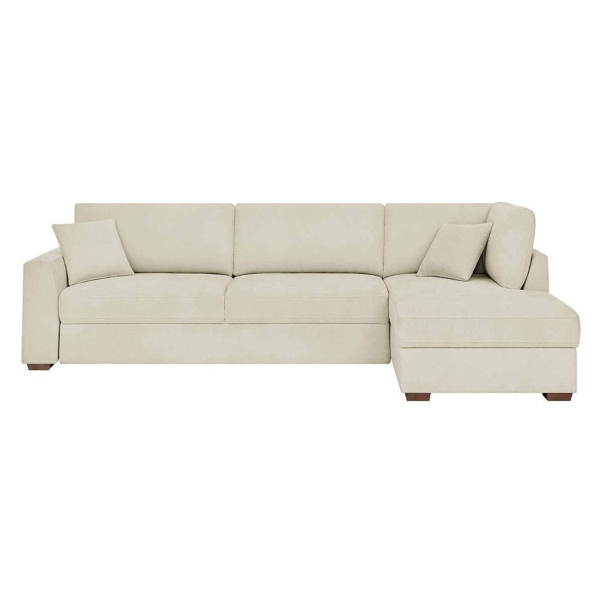 Thomasville 2 Piece Convertible Sectional With Chaise