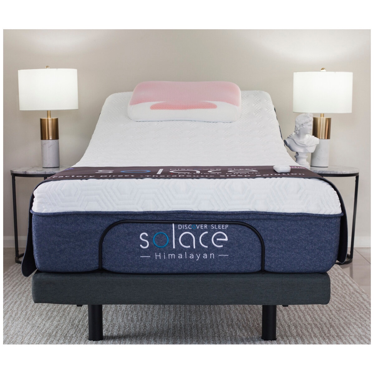 Solace Himalayan Mattress + Better Sleep Adjustable Base King Single