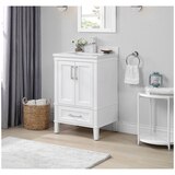 Ove 20 inch Vanity with Mirror White