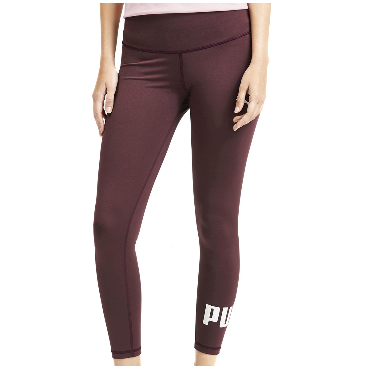 Puma-Women's Active Logo Tight - Wine