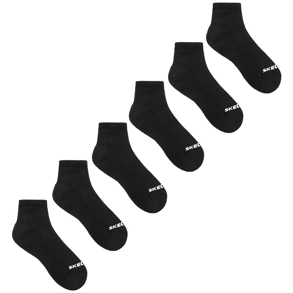 Skechers Kids' Sock 6 pack - Black