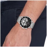 Tommy Hilfiger Legend Stainless Steel Black Dial Men's Watch 1710708