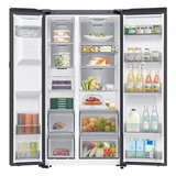 Samsung 615L Family Side-By-Side Refrigerator Black SRS6800BFH