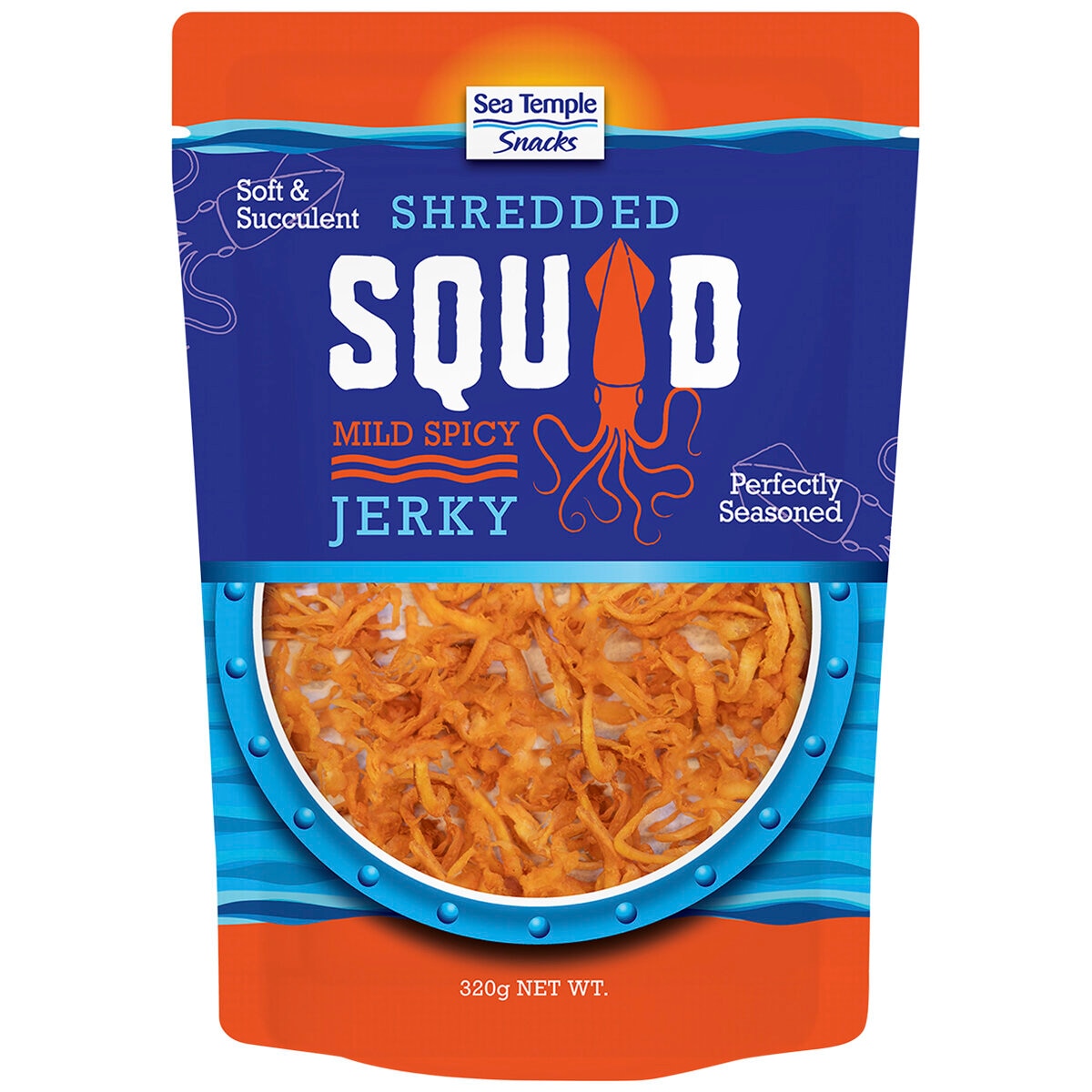 Sea Temple Spicy Shredded Squid 320g Costco Australia