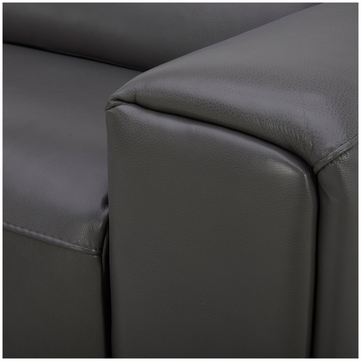 Aiden & Ivy Leather Power Reclining Sectional