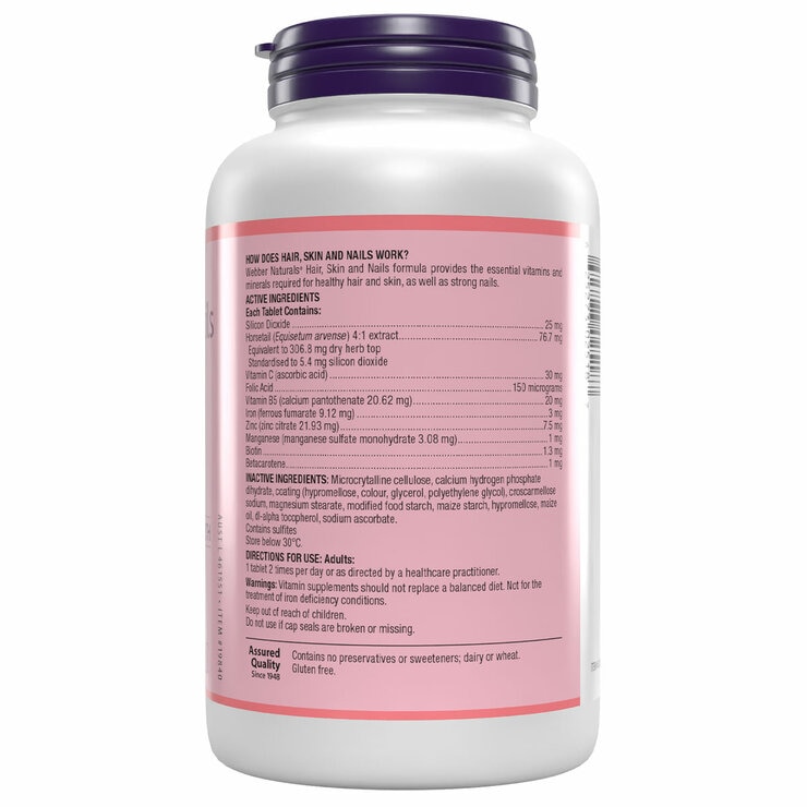Webber Naturals Hair, Skin and Nails 250 Tablets