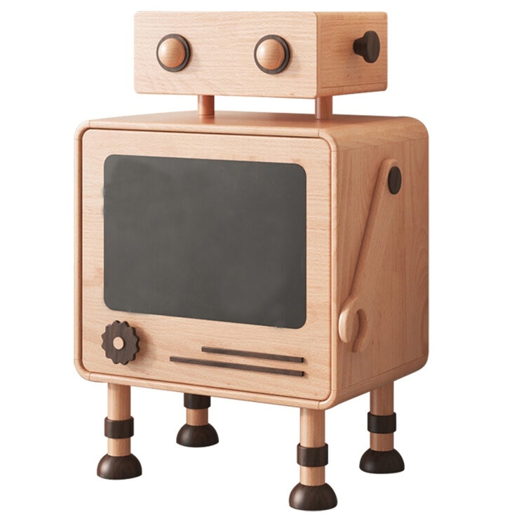 Aesthetik Kids Robot Bedside Table
