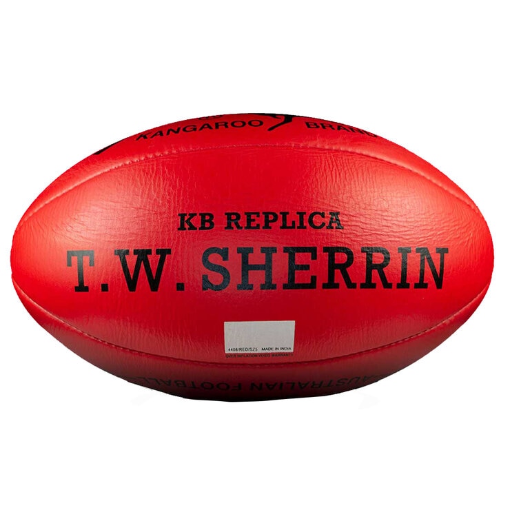 Sherrin AFL Replica Game Ball Red Size 5