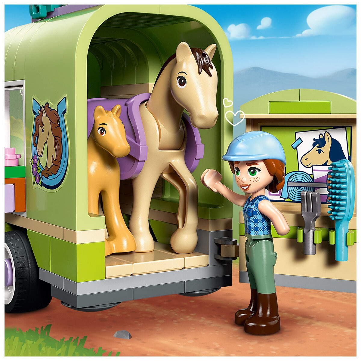 LEGO Friends Horse & Baby Foal Trailer 42695 LEGO Friends Horse & Baby Foal Trailer 42695