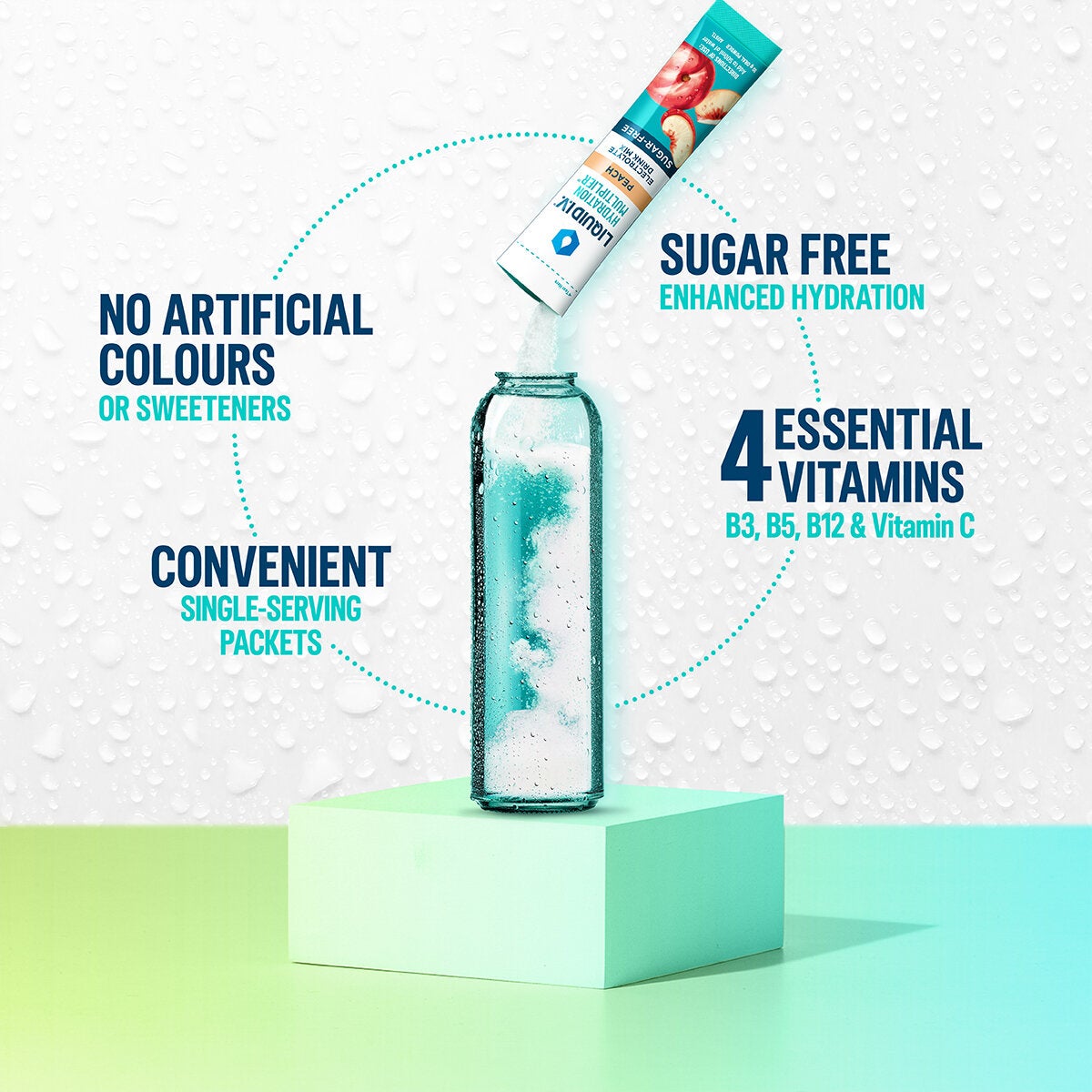 Liquid I.V. Hydration Multiplier Sugar Free Peach 30CT Liquid I.V. Hydration Multiplier Sugar Free Peach 30CT