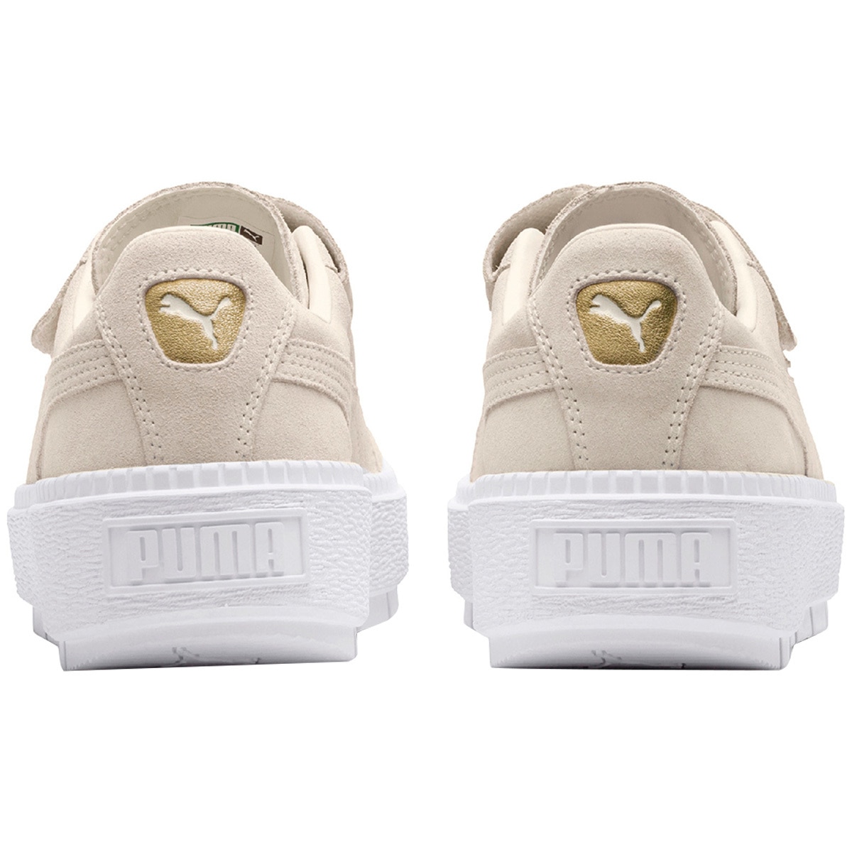Puma Platform Trace Strap Ladies Shoe - White