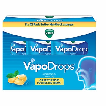Vicks Vapodrops Butter Menthol 3 x 42 Pack