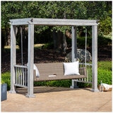 Abierto Pergola Swing Gray