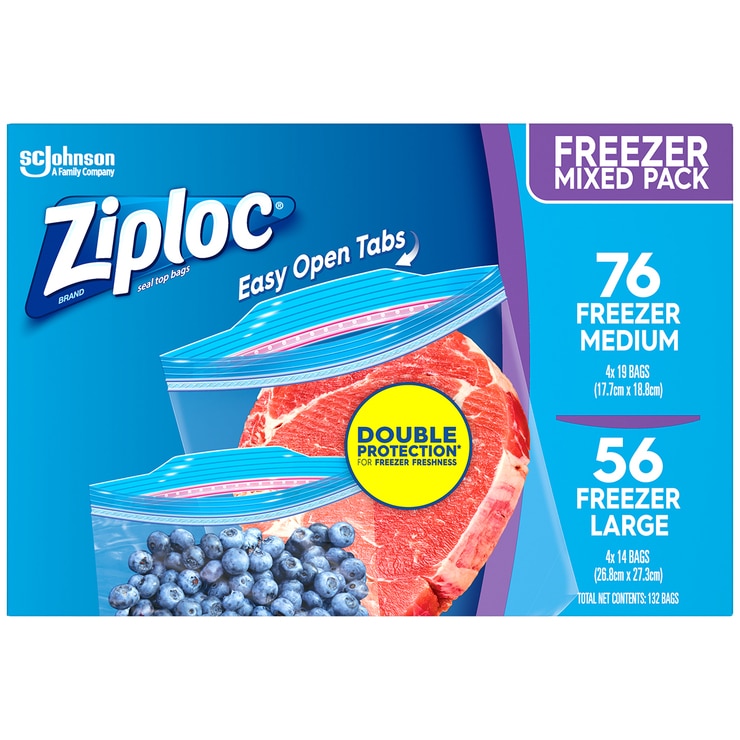 Ziploc Freezer Bag Variety Pack Costco Australia