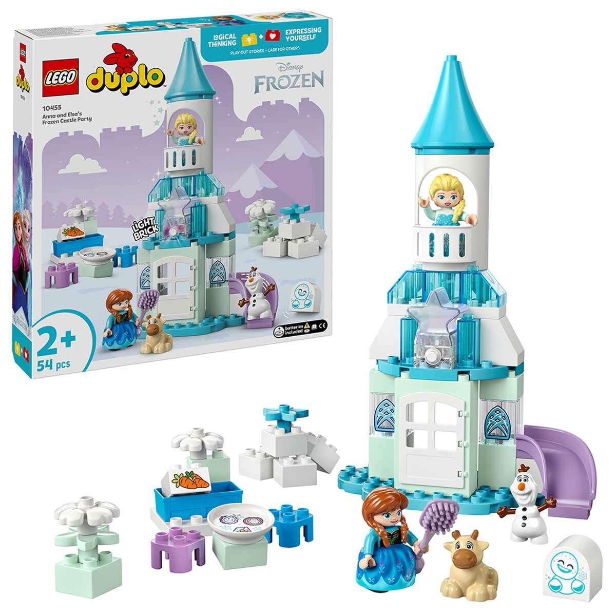 LEGO Anna and Elsa's Frozen Castle Party 10455