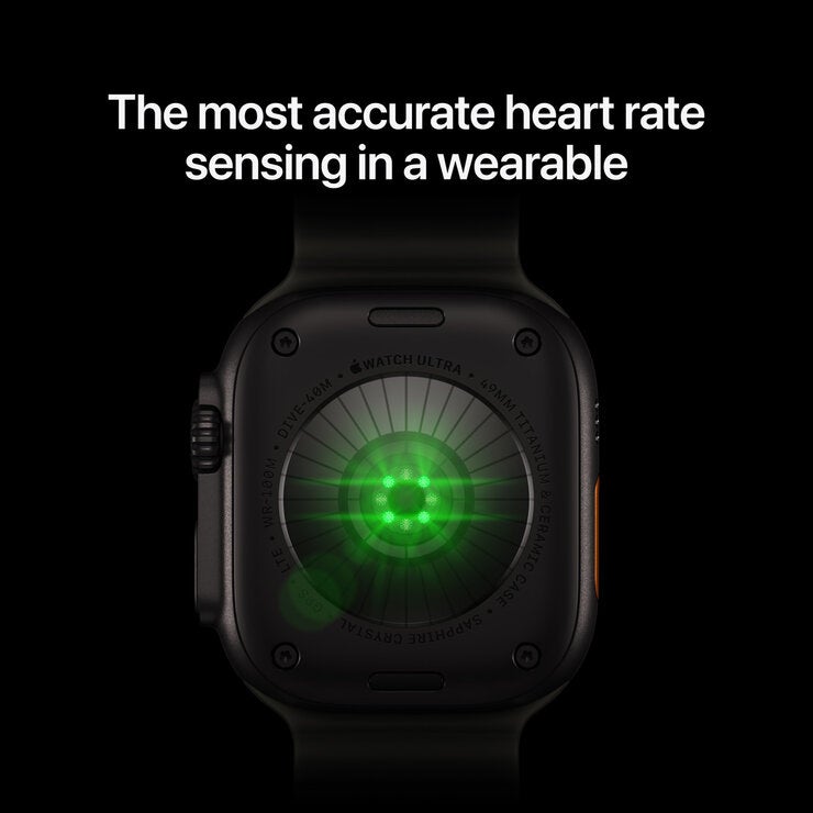 Apple Watch Ultra 4 GPS + Cellular 49mm Natural Titanium Case with Translucent Grey Ocean Band Apple Watch Ultra 4 GPS + Cellular 49mm Natural Titanium Case with Translucent Grey Ocean Band