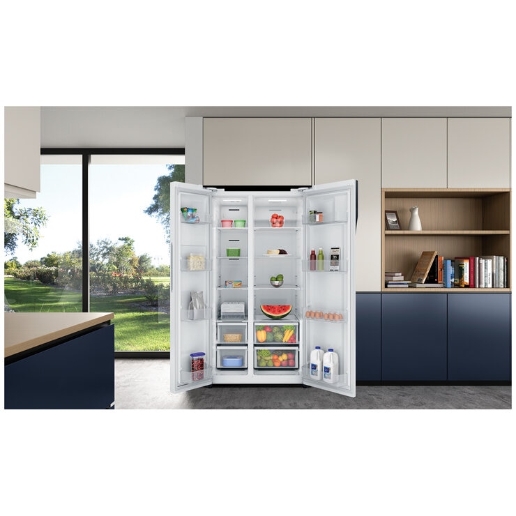 Westinghouse 624L Side By Side Fridge White Westinghouse 624L Side By Side Fridge White