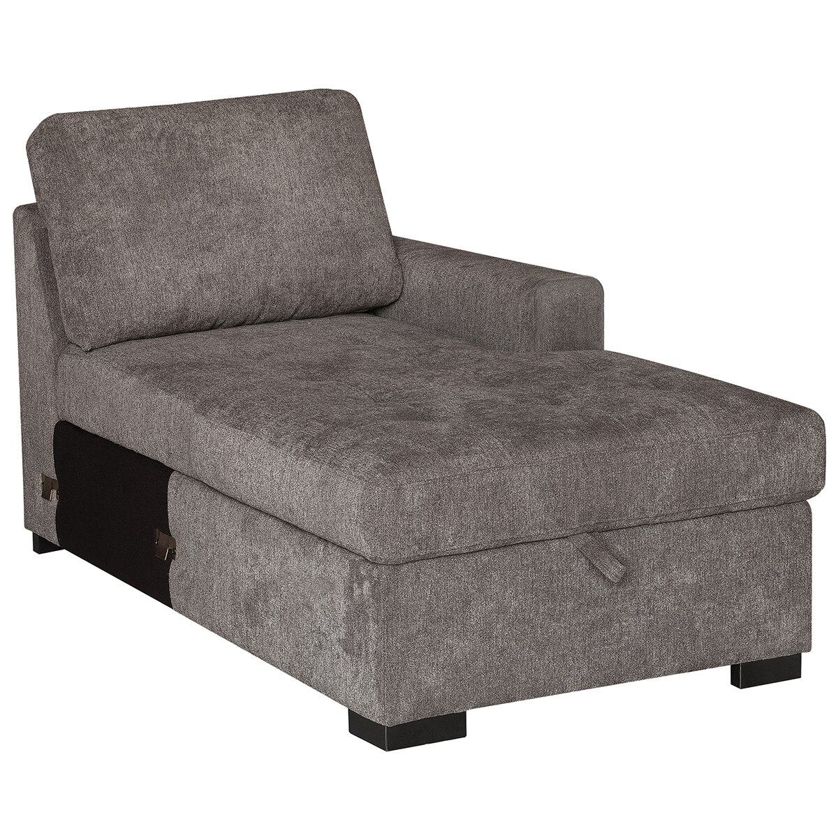 Pulaski Sectional With Double Storage Chaise With Pullout Sleeper