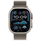 Apple Watch Ultra 2 GPS + Cellular 49mm Natural Titanium Case With Natural Titanium Milanese Loop S