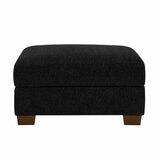 Thomasville 3 Piece Fabric Sectional With Storage Ottoman Thomasville 3 Piece Fabric Sectional With Storage Ottoman