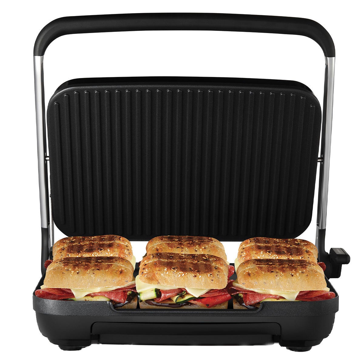 Sunbeam Cafe Style 6 Slice Sandwich Grill and Press GRM7000SS Sunbeam Cafe Style 6 Slice Sandwich Grill and Press GRM7000SS