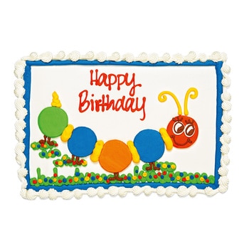 Happy Birthday - Caterpillar Cake