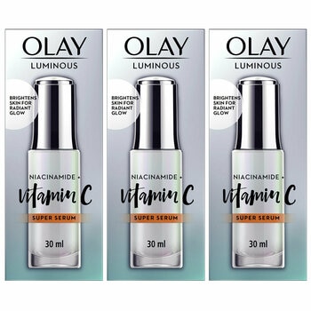 Olay Luminous Niacinamide And Vitamin C Super Serum 3 x 30ml
