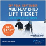 Perisher Lift Ticket Off Peak Season Child 2 or 3 Day Perisher Lift Ticket Off Peak Season Child 2 or 3 Day