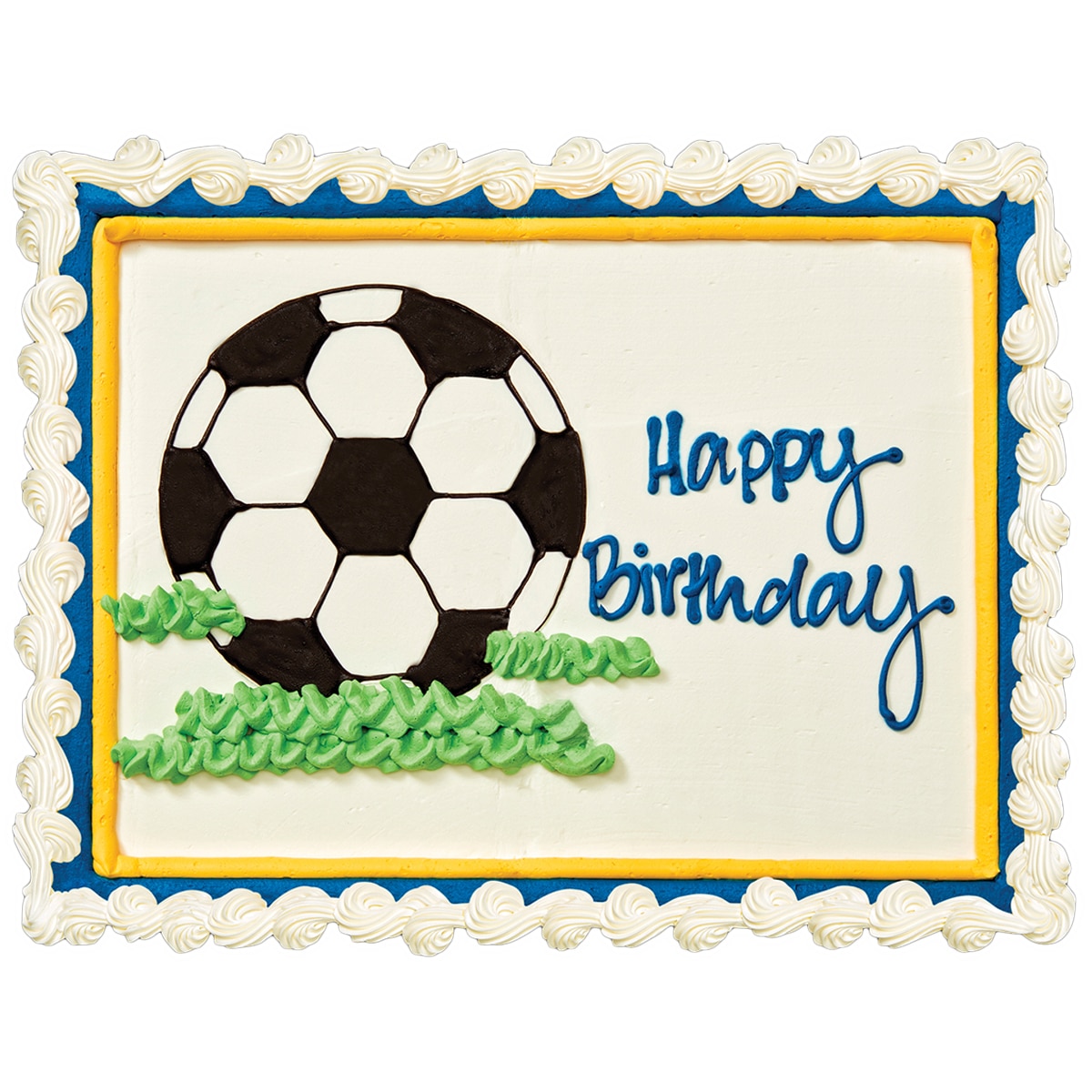 Happy Birthday - Soccer Cake