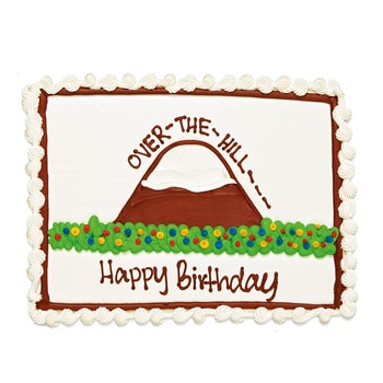 Happy Birthday - Over The Hill Cake