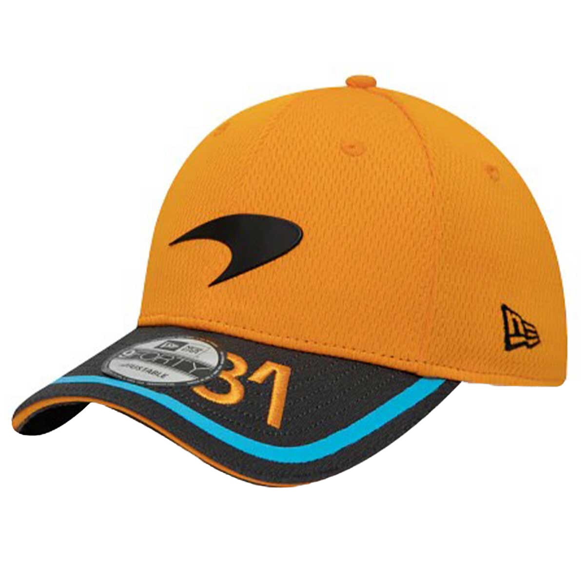 McLaren Racing F1 Team New Era 9Forty Contrast Stripe Visor Orange Cap