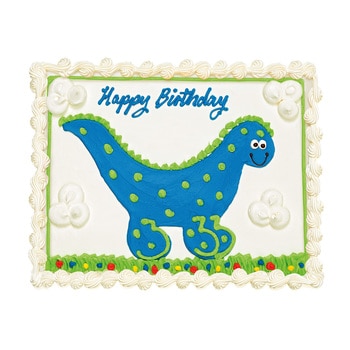 Happy Birthday - Dinosaur Cake