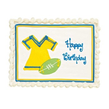 Happy Birthday - Rugby Cake